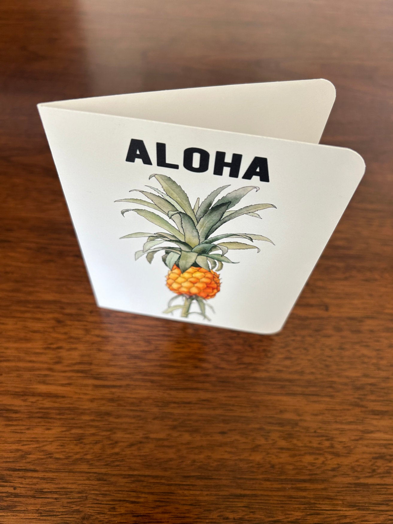 Aloha Pineapple Card