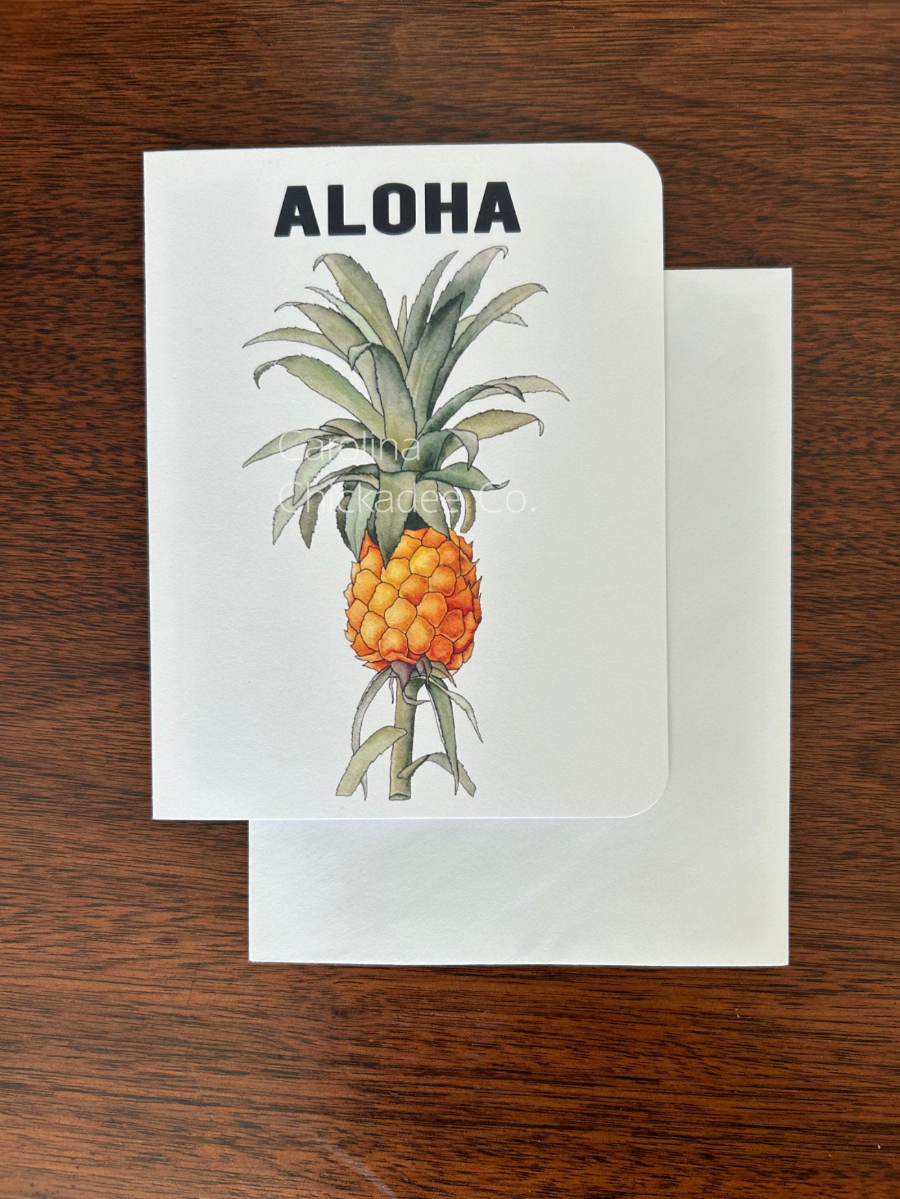 Aloha Pineapple Card