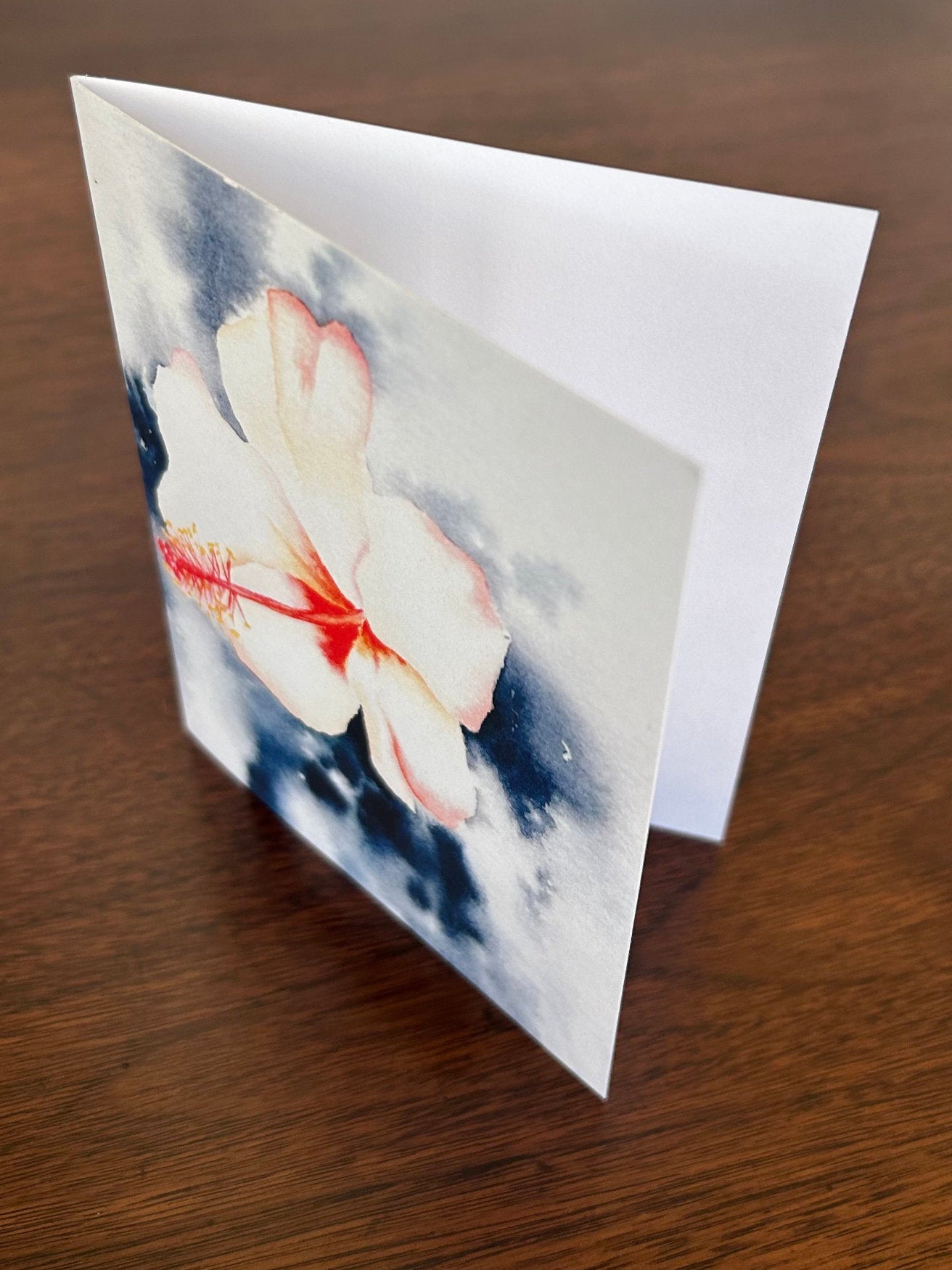 Loose Hibiscus Card