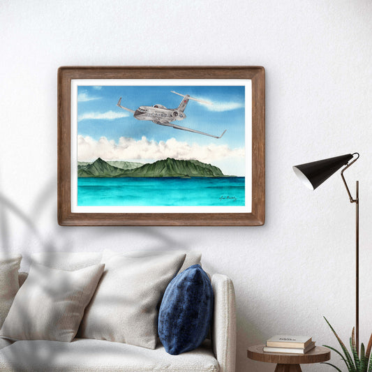 The Grey Ghost Over Kaneohe Bay