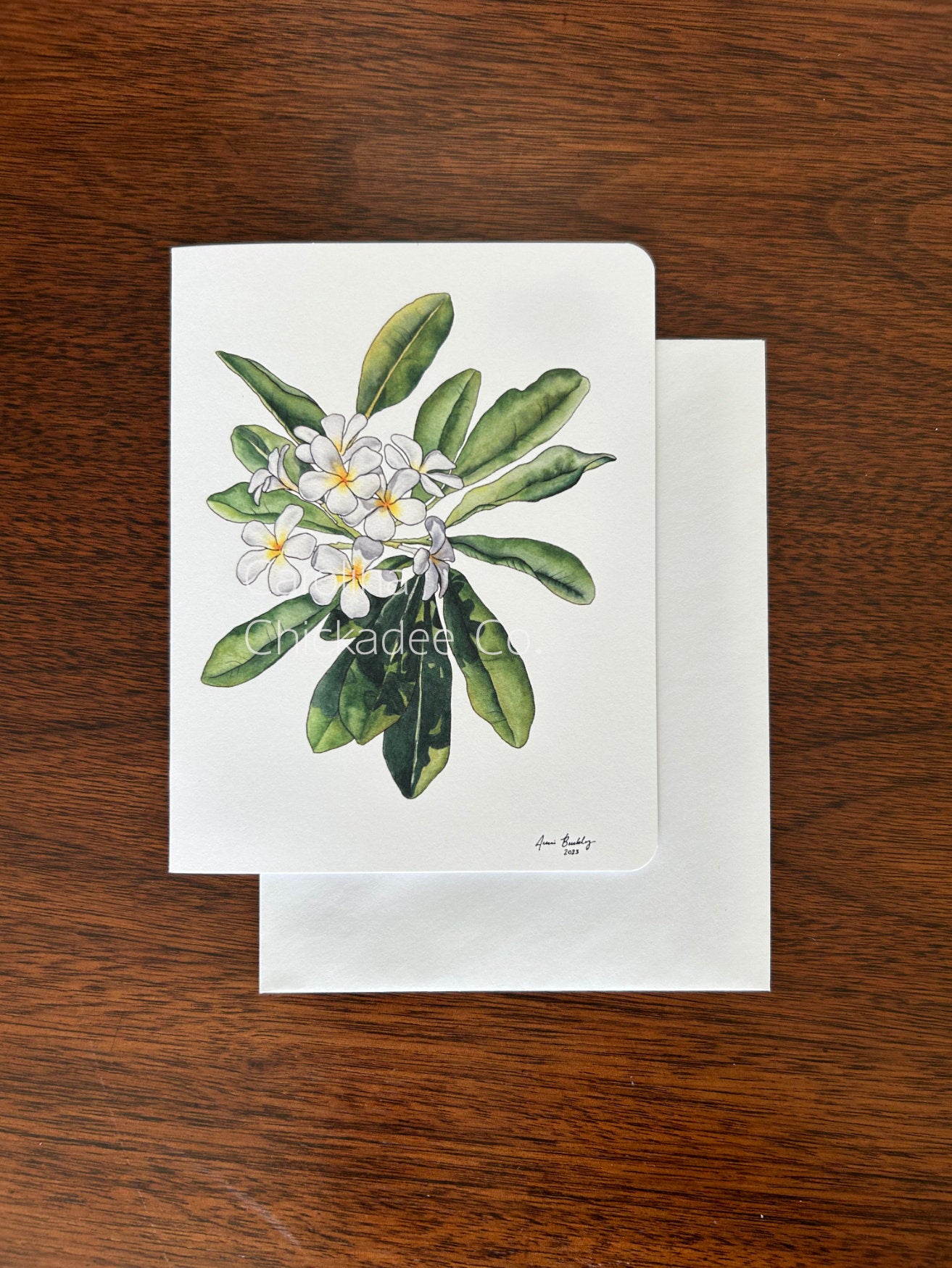 Plumeria Card