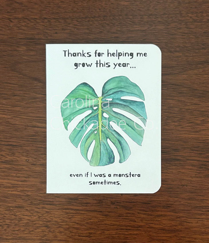 Teacher Appreciation Card