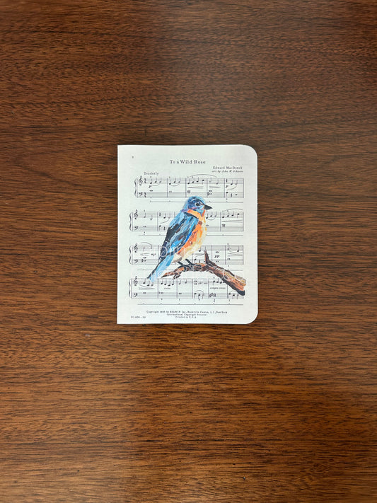 To a Wild Rose - Bluebird Card