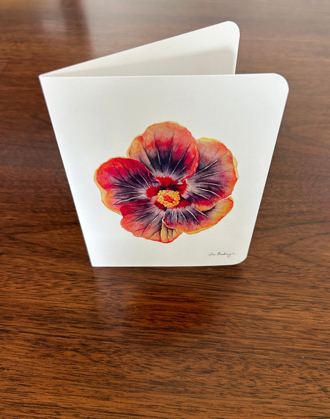Voodoo Hibiscus Card