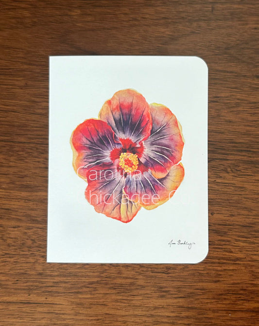 Voodoo Hibiscus Card