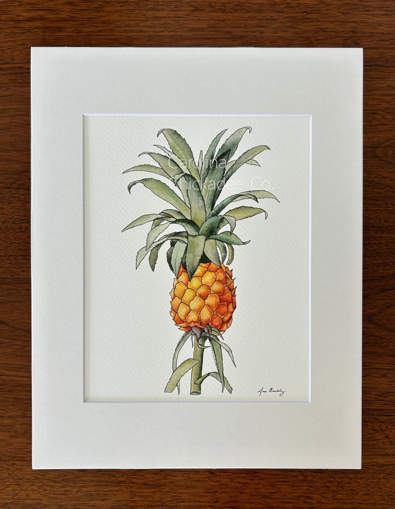 Pineapple Watercolor Print