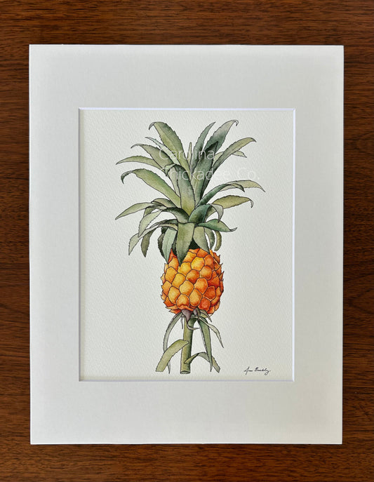 Pineapple Watercolor Print